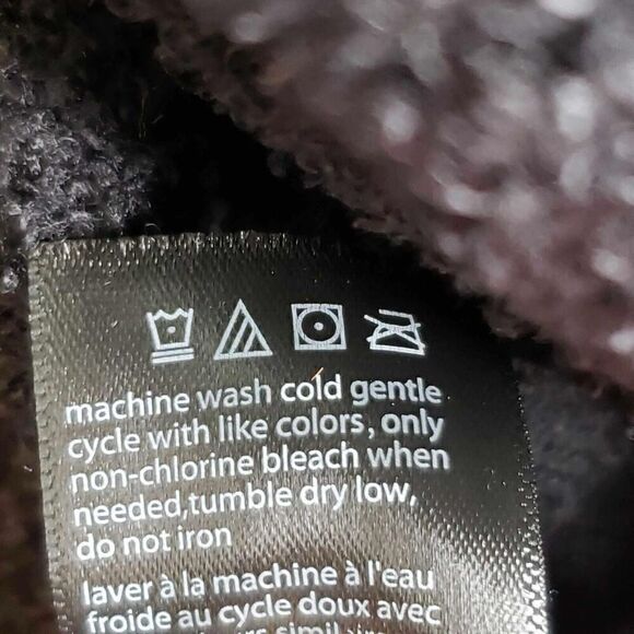 Barefoot Dreams Cardigan Open Front Cozy Chic Lite Relaxed Black Sweater - Picture 4 of 6